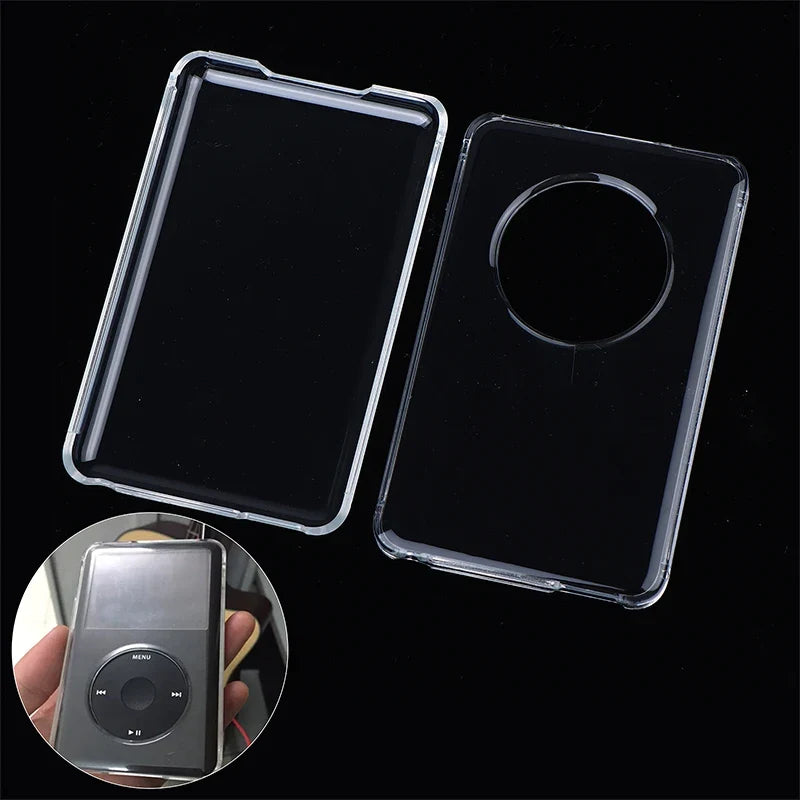 iPod Classic Clear Hard Case – 5th & 6th Gen 120GB 160GB Thin iPod Protective Case Qme Default Title