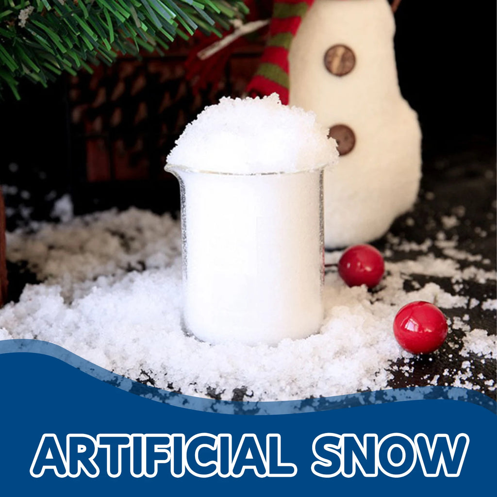 Artificial Snow Powder – Christmas Window & Indoor Decor Holiday Decoration Qst