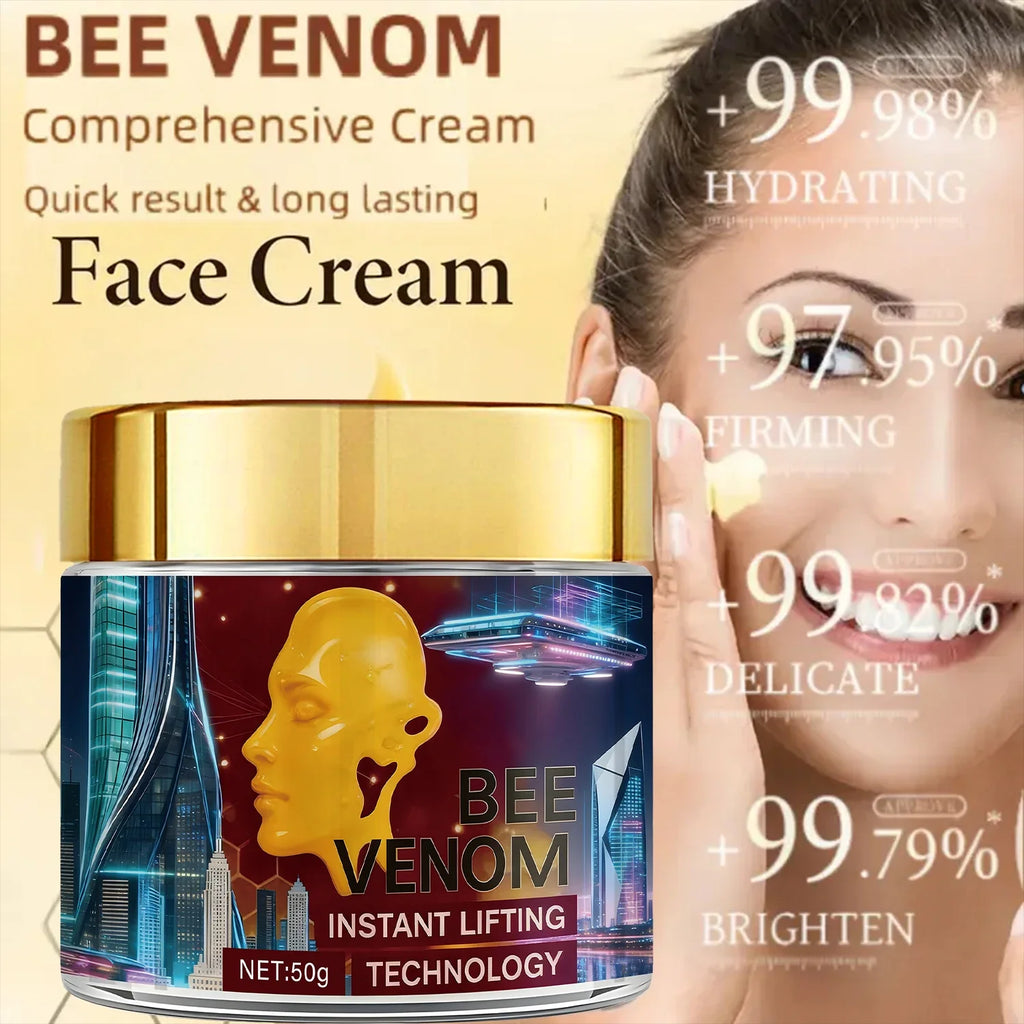 Bee Venom Lifting Cream – Retinol, Arbutin & Firming Lifting Face Cream Qme