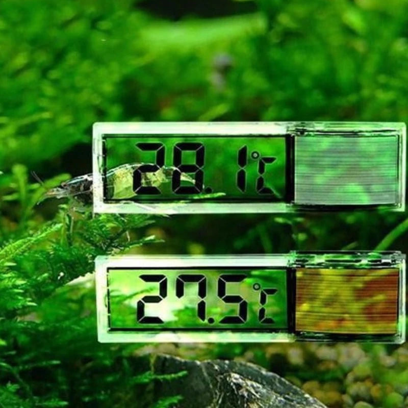 3D Digital LED Aquarium Thermometer – Fish Tank Temp Meter Aquarium Thermometer Qst