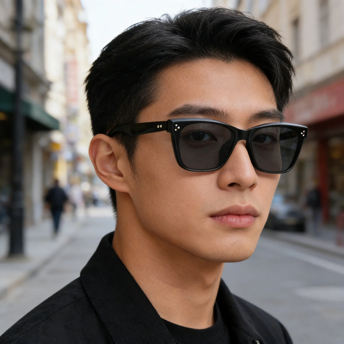 VOPHA S10 Vintage Polygon UV400 Sunglasses – Unisex Big Frame Fashion Sunglasses Qst