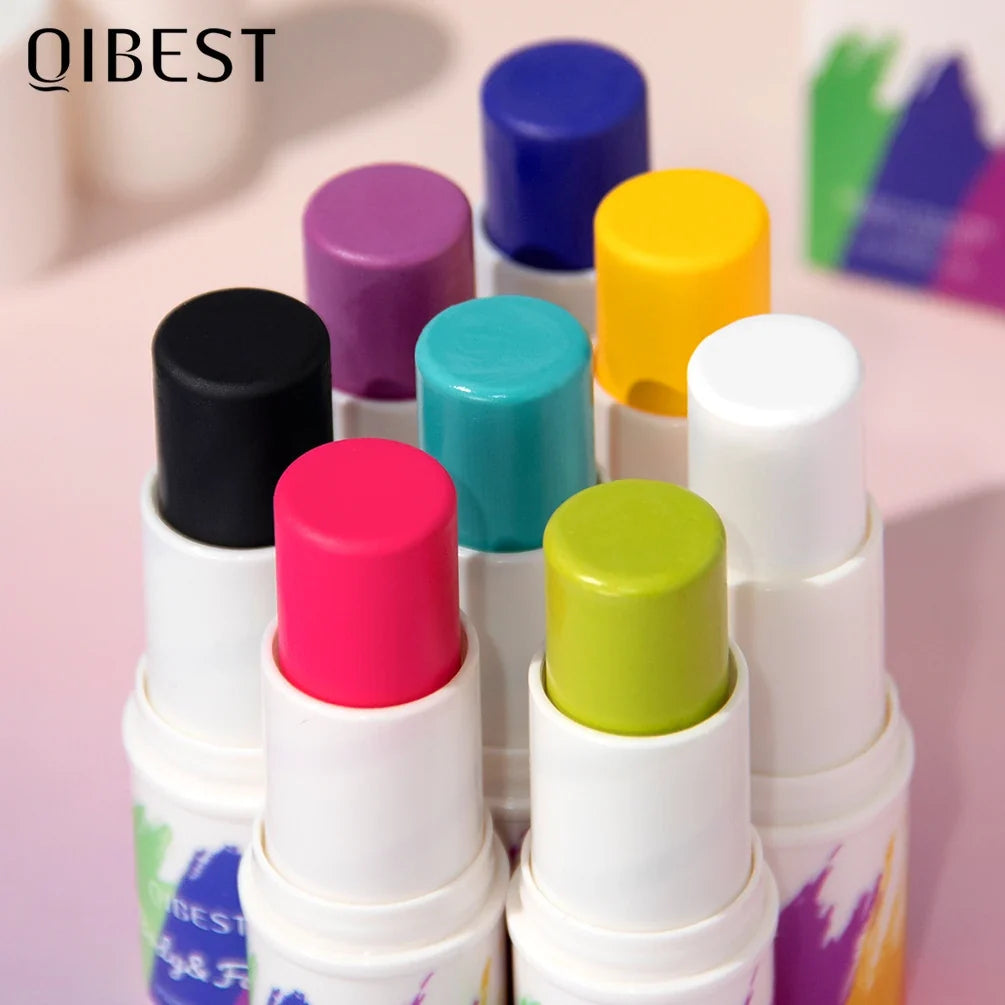 QIBEST Blendable Body Paint Stick – Colorful Eye & Face Makeup Body Paint Makeup Stick Qme