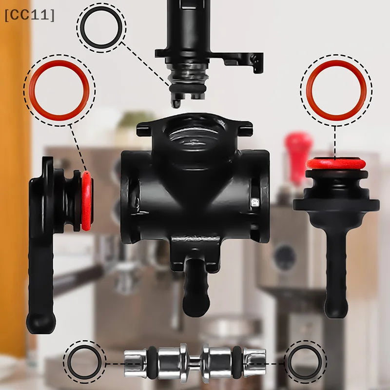 Silicone O-Ring Gasket Set for Saeco Coffee Machine Brewing Group Coffee Machine Gasket Qme