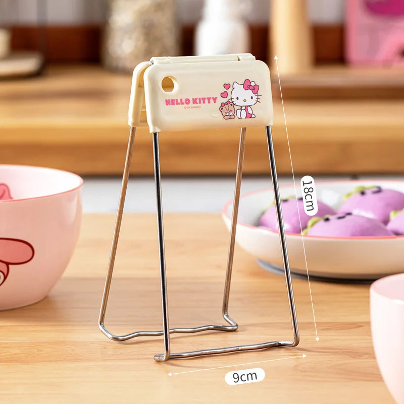 Hello Kitty Kuromi Heat-Resistant Non-Slip Bowl & Tongs Set Kitchen Bowl & Tongs Set Qme 3