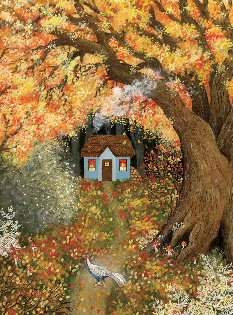 Vintage Farmhouse Forest Animal Canvas Wall Art Poster Print Canvas Wall Art Qst 9 20x30cm Unframed
