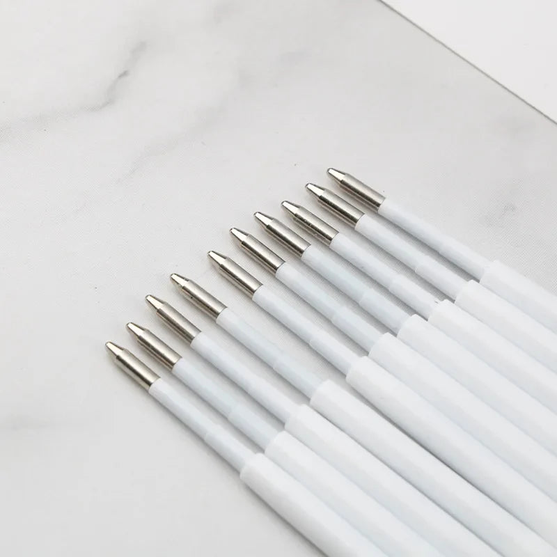 10-Pack G2 Ballpoint Pen Refills – Blue & Black Ink Pen Refills Qme
