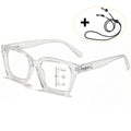 VOPHA Multifocal Progressive Reading Glasses | Blue Light Block Progressive Reading Glasses Qst Strength 1.5 Transparent