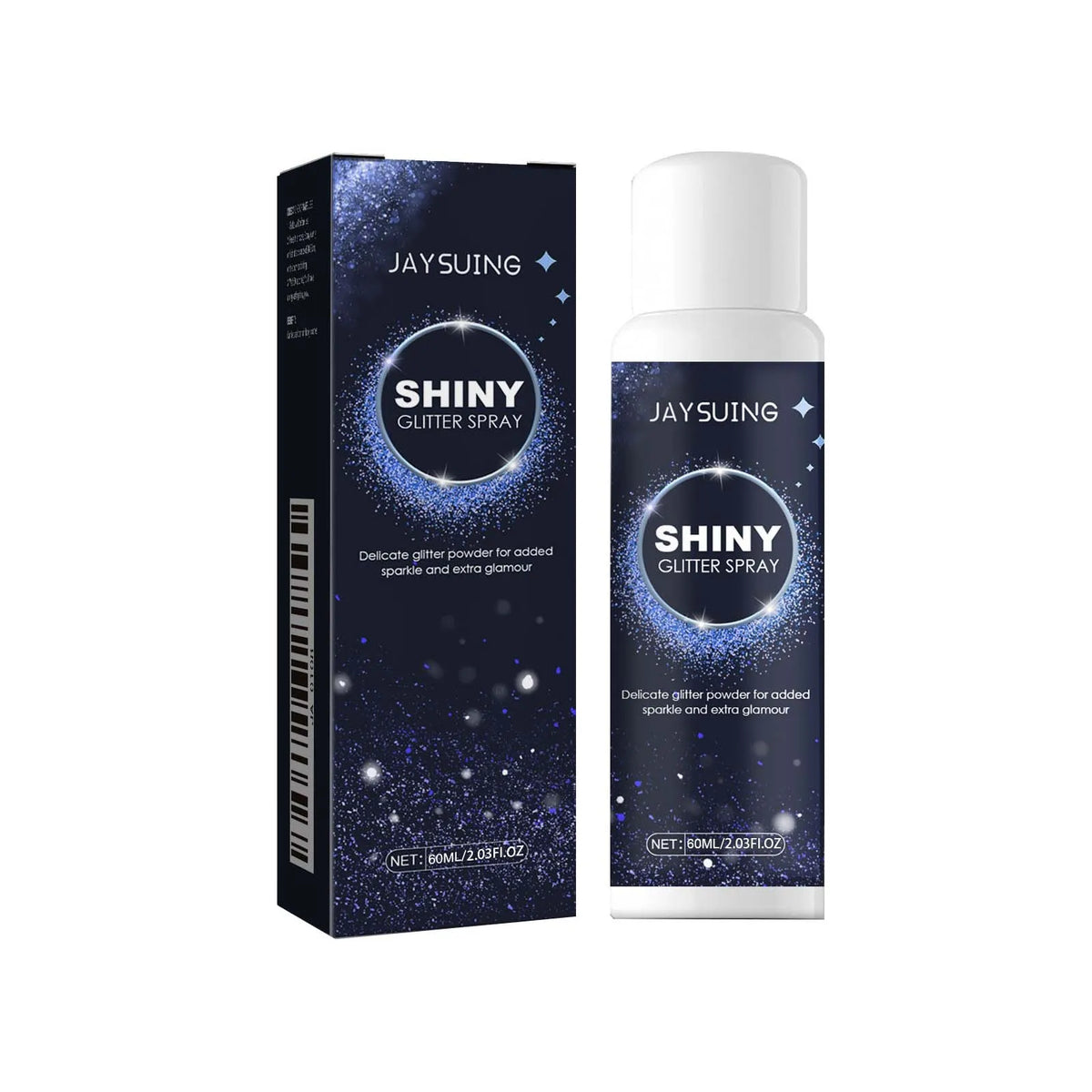 Holographic Glitter Spray for Hair & Body – Shimmer Glow Body Glitter Spray Qme 60ml Boxed