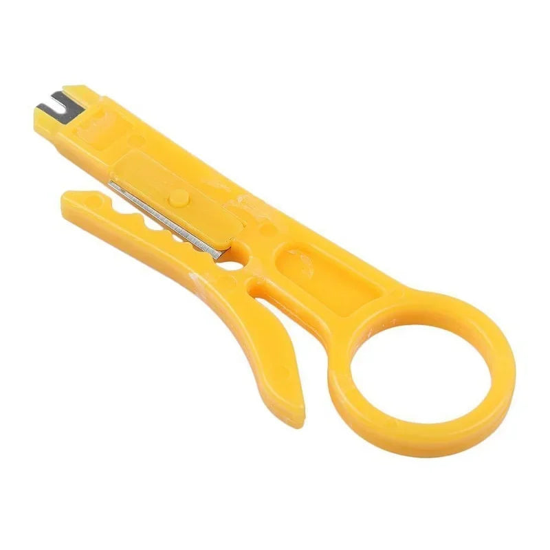 Network Cable Crimping Stripping Pliers & Tester – RJ45 RJ11 Cable Crimping Tool Qme