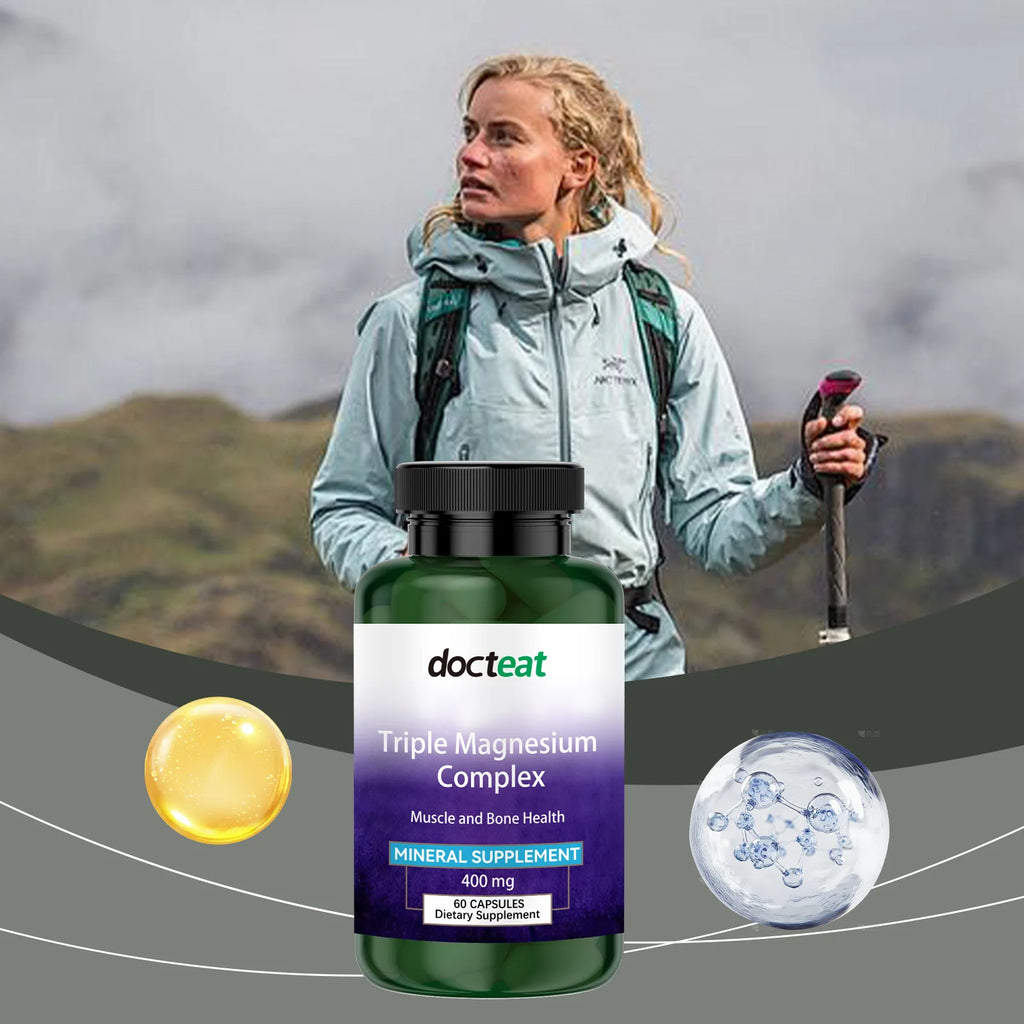 Docteat Magnesium Complex Capsules – Daily Supplement Magnesium Supplement Qst