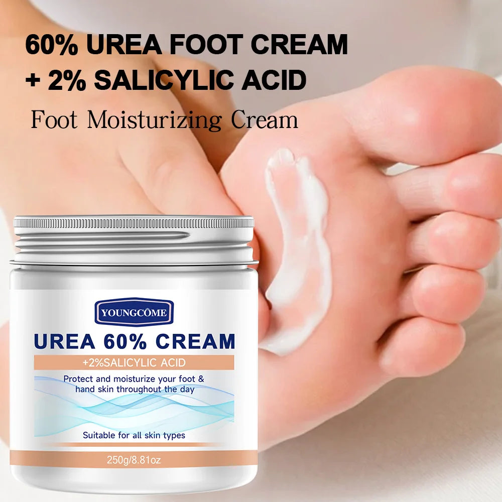 YOUNGCOME 60% Urea + 2% Salicylic Acid Foot Cream 2-Pack Foot Cream Qst