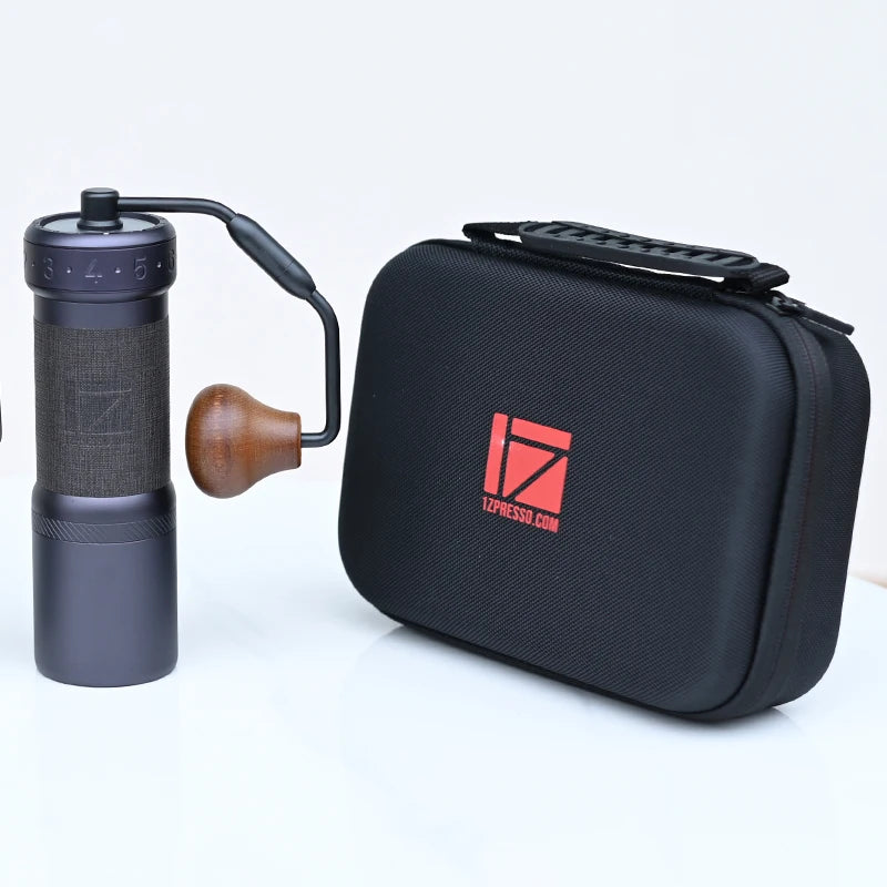 1Zpresso Kultra Portable Manual Coffee Grinder – 7-Core Burr Manual Coffee Grinder Qst Dark Grey