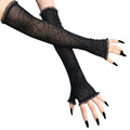 Spider Web Arm Sleeves Gloves – Halloween Cosplay Costume Halloween Costume Gloves Qst A