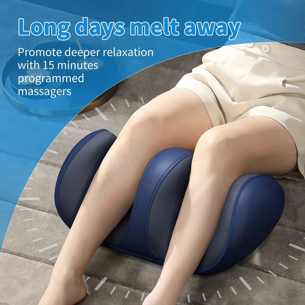3D Shiatsu Foot & Leg Massager with Heat – 3 Modes Foot Leg Massager Qst