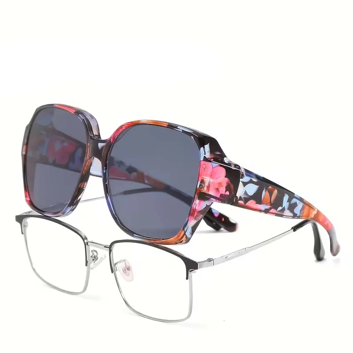VOPHA T01 Oversized Fit-Over Sunglasses UV400 Unisex Fit-Over Sunglasses Qst