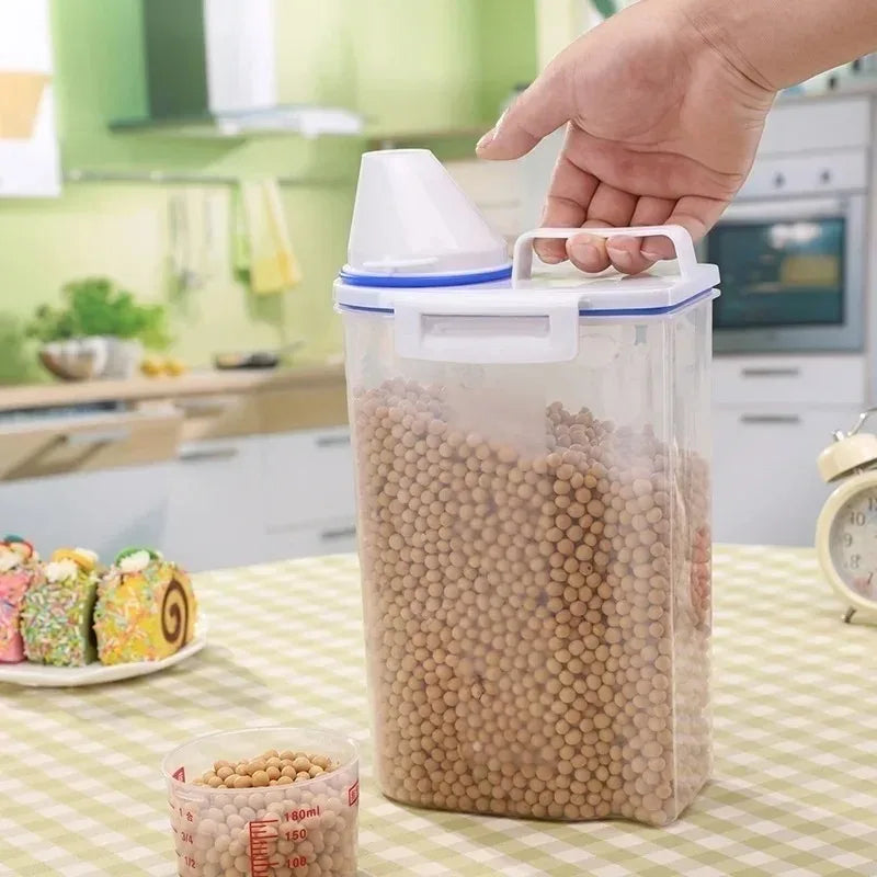 Plastic Cereal & Grain Food Storage Dispenser Container Food Storage Container Qme