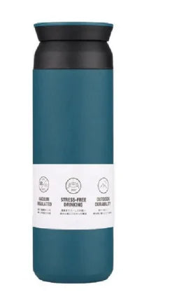 Insulated Stainless Steel Travel Tumbler 500ml – Leakproof Insulated Travel Tumbler Qst . 7 sliver logo China Mainland