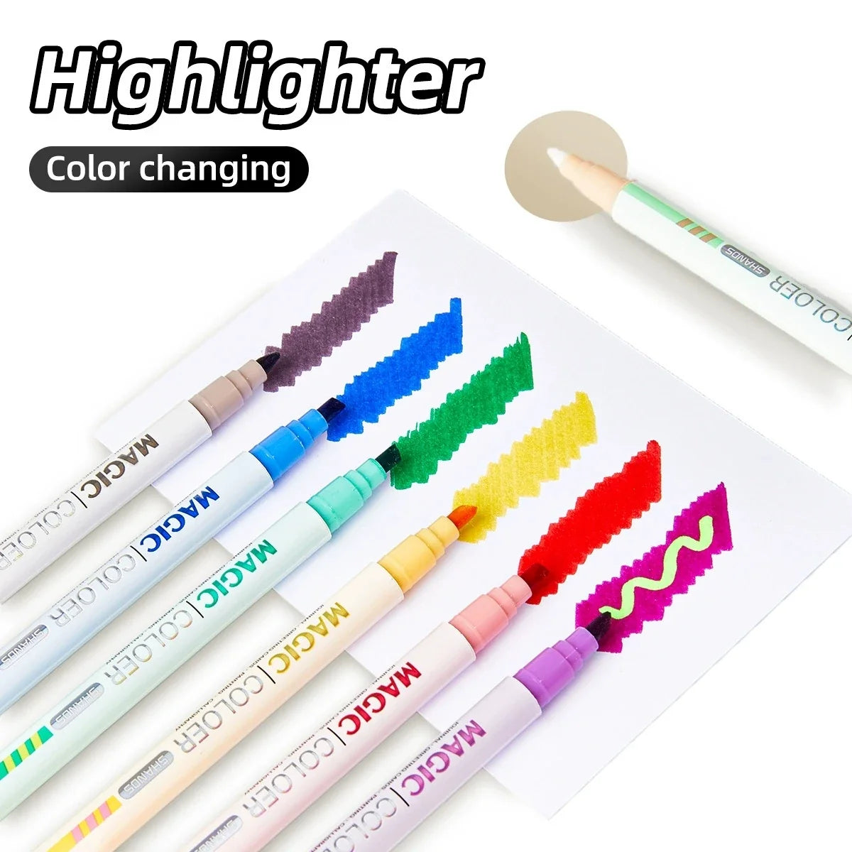 Double Tip Pastel Highlighter Markers | Fine & Broad – Qme Pastel Highlighter Markers Qme