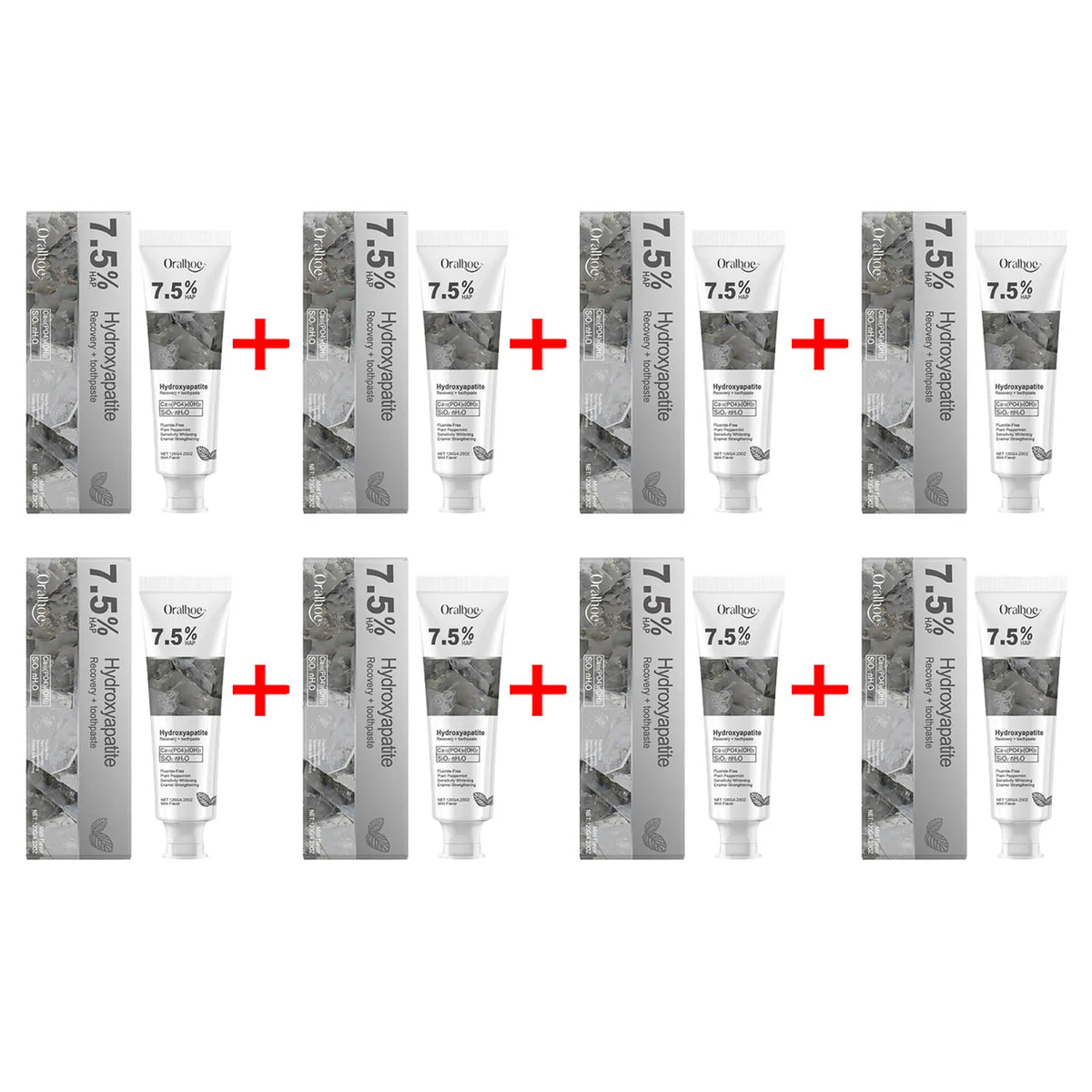 Oralhoe Hydroxyapatite Whitening Toothpaste – Enamel & Gum Care Whitening Toothpaste Qst 960g boxed