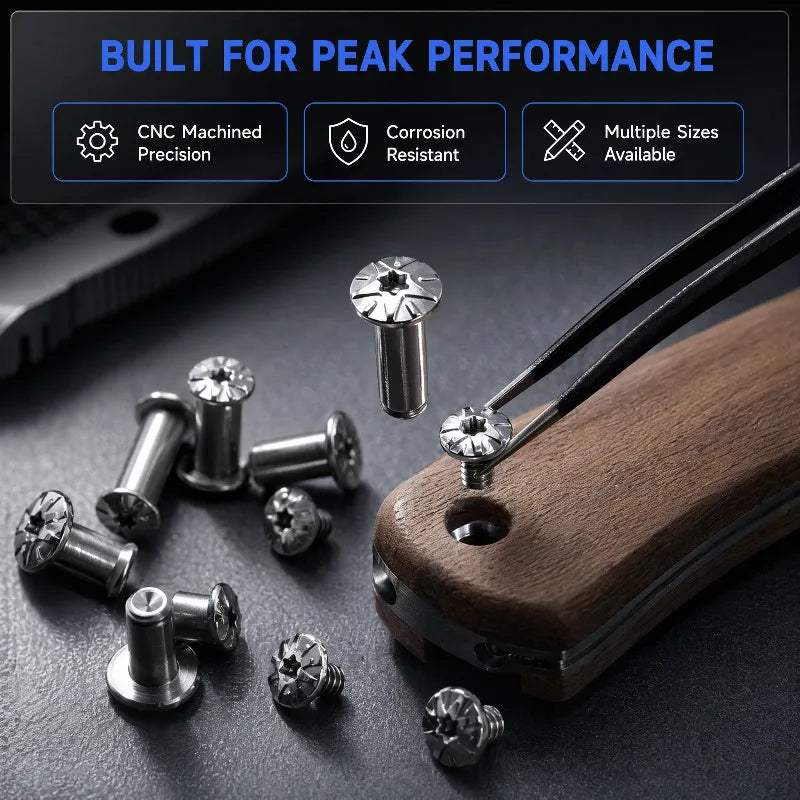 Swayboo M3.5 Stainless Steel Knife Handle Screws – DIY 4 Sets Knife Handle Screws Qst