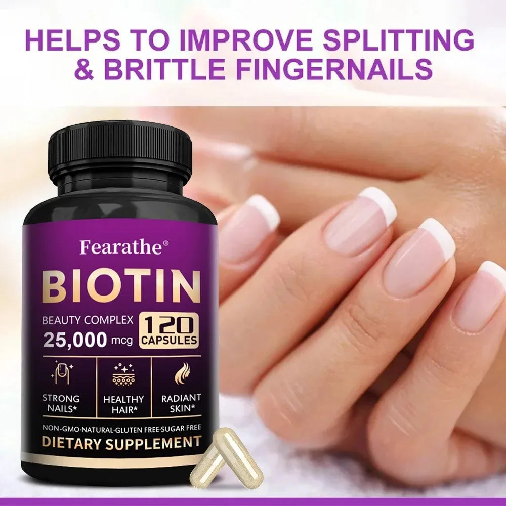 Marine Collagen Capsules – Biotin, Hyaluronic Acid & MSM Collagen Supplement Qst