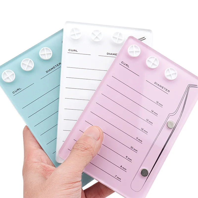 Magnetic Eyelash Glue Pallet Holder – Acrylic Suction Board Eyelash Tool Holder Qme