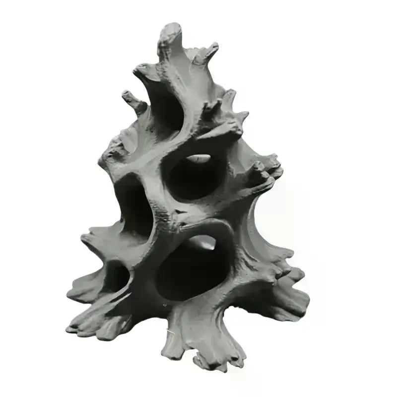 3D Driftwood Aquarium Cave – Multi-Hole Fish Hideout Ornament Aquarium Cave Ornament Qme