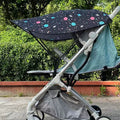Universal Stroller Sunshade Cover – UV Protection Canopy Stroller Sun Shade Qst A