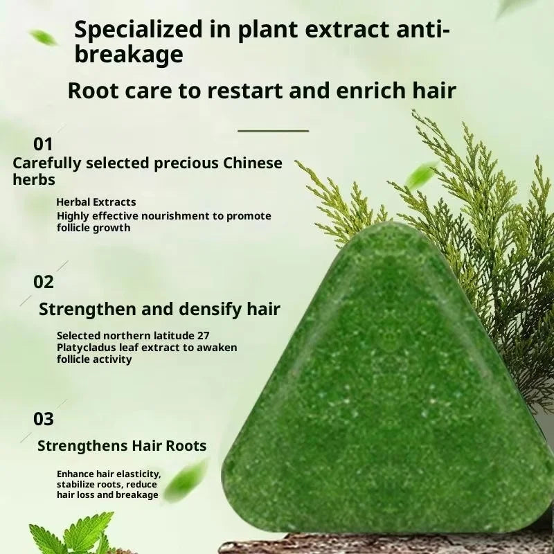 Platycladus Herbal Shampoo Bar – Strengthen & Nourish Hair Herbal Shampoo Bar Qme