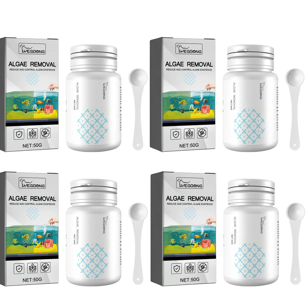 Aquarium Algae & Odor Clarifier | Fish Tank Moss Remover 50g Aquarium Clarifier Qme 4 X 50g Boxed