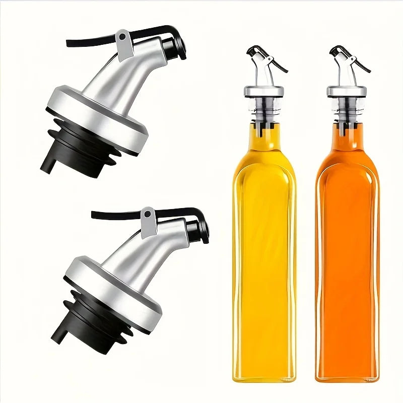 Leak-Proof Oil Pourer Spout Cap | ABS, Fits Oil & Sauce Bottles Oil Pourer Spout Qme