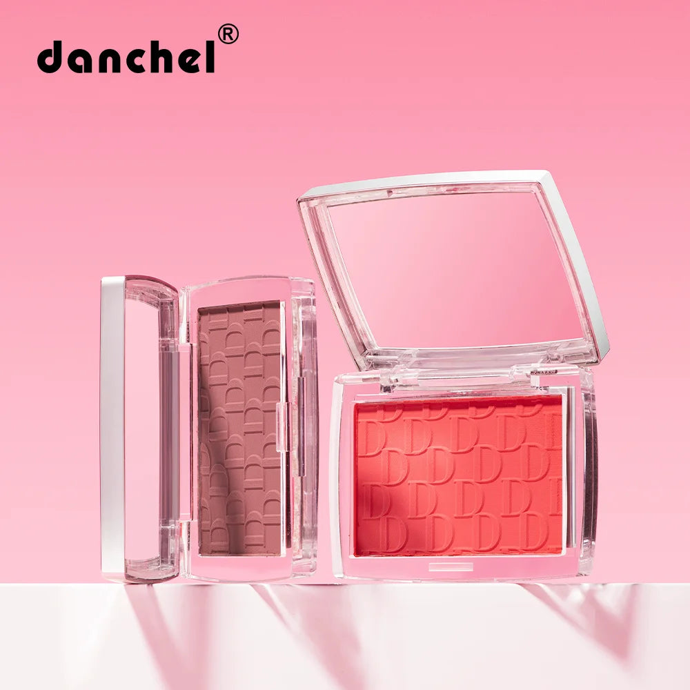 Danchel 3D Embossed Blush Palette – 6 Shades Cheek Contour Face Blush Palette Qst