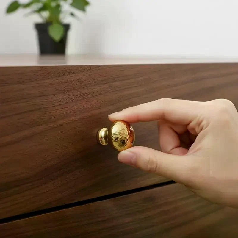 Brass Ball Hand-Forged Cabinet Pull Handles | 12 Colors Cabinet Pull Handles Qme
