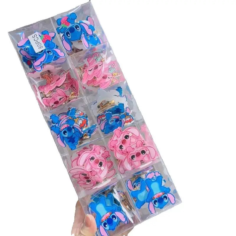 Stitch Cartoon Acrylic Hair Clip – Cute Student Hair Accessory Cartoon Hair Clip Qme