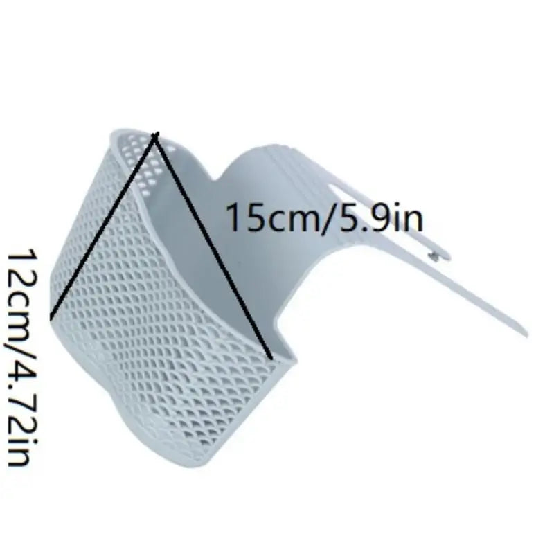 Faucet Hanging Sink Caddy – Sponge & Soap Draining Basket Sink Caddy Organizer Qme