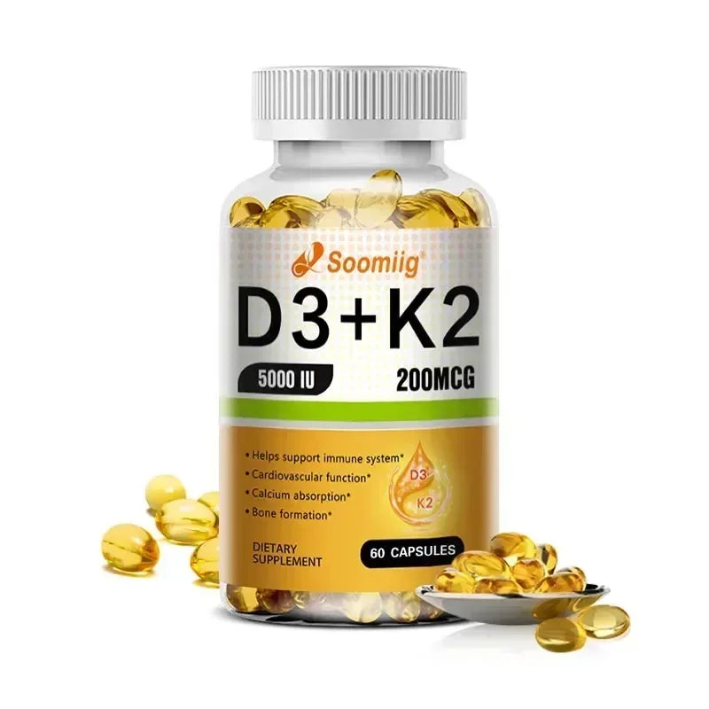 Vitamin K2 MK-7 Supplement – Immune, Joint & Heart Support Vitamin Supplement Qst 60 count-1 bottle