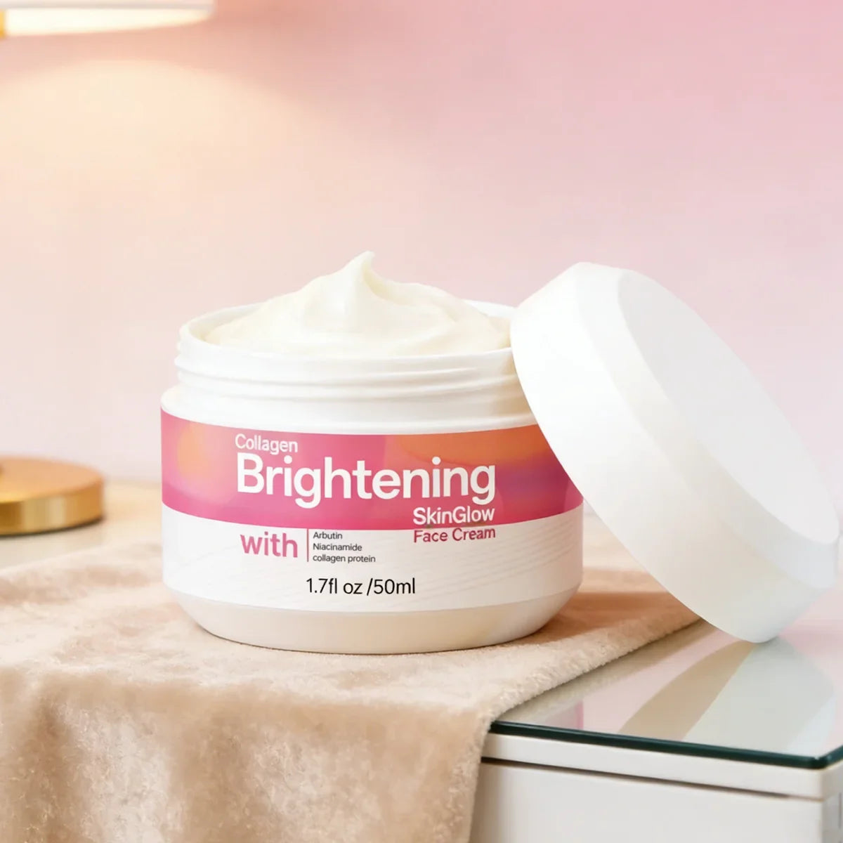 Collagen & Hyaluronic Acid Face Cream – Smoothing & Brightening Face Moisturizer Cream Qme