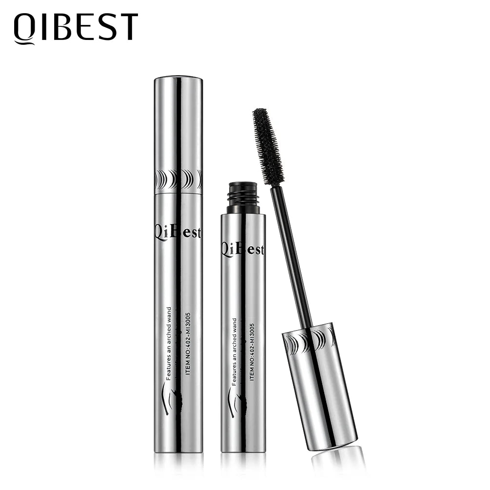 QIBEST 4D Waterproof Mascara – Curling & Lengthening Black Waterproof Mascara Qme