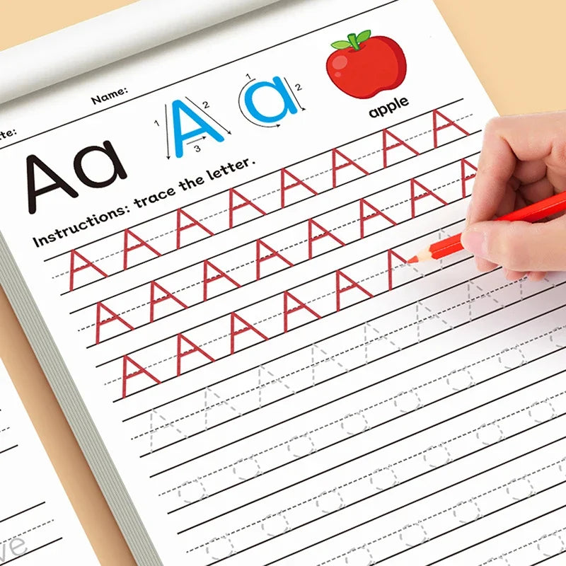 Kids Alphabet Coloring & Handwriting Practice Book – 26 Letters Kids Activity Workbook Qme