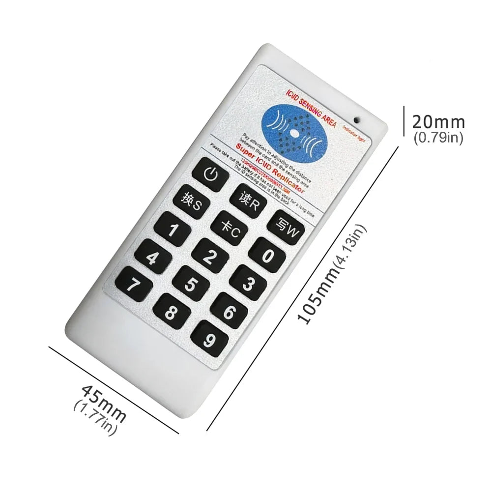Handheld RFID NFC Card Reader Writer Copier 125KHz 13.56MHz RFID Card Duplicator Qme