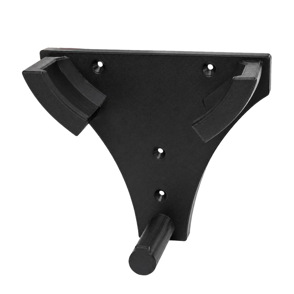Wall Mount Angle Grinder Holder & Disc Storage Rack Organizer Tool Storage Rack Qme black
