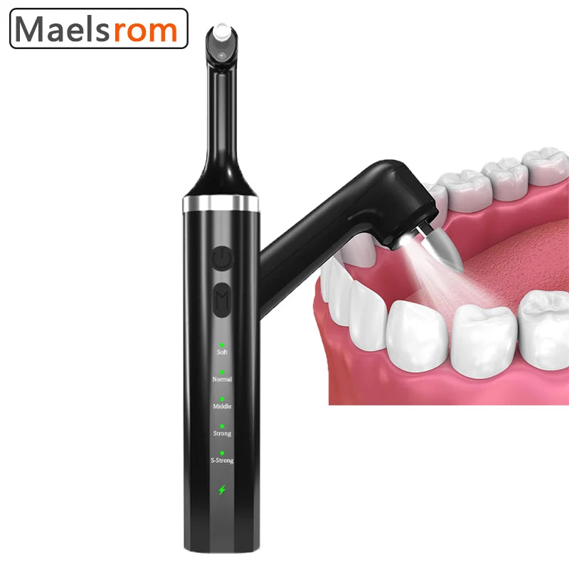 Electric Tooth Polisher Kit – 5 Modes, Tartar Removal Electric Tooth Polisher Qst