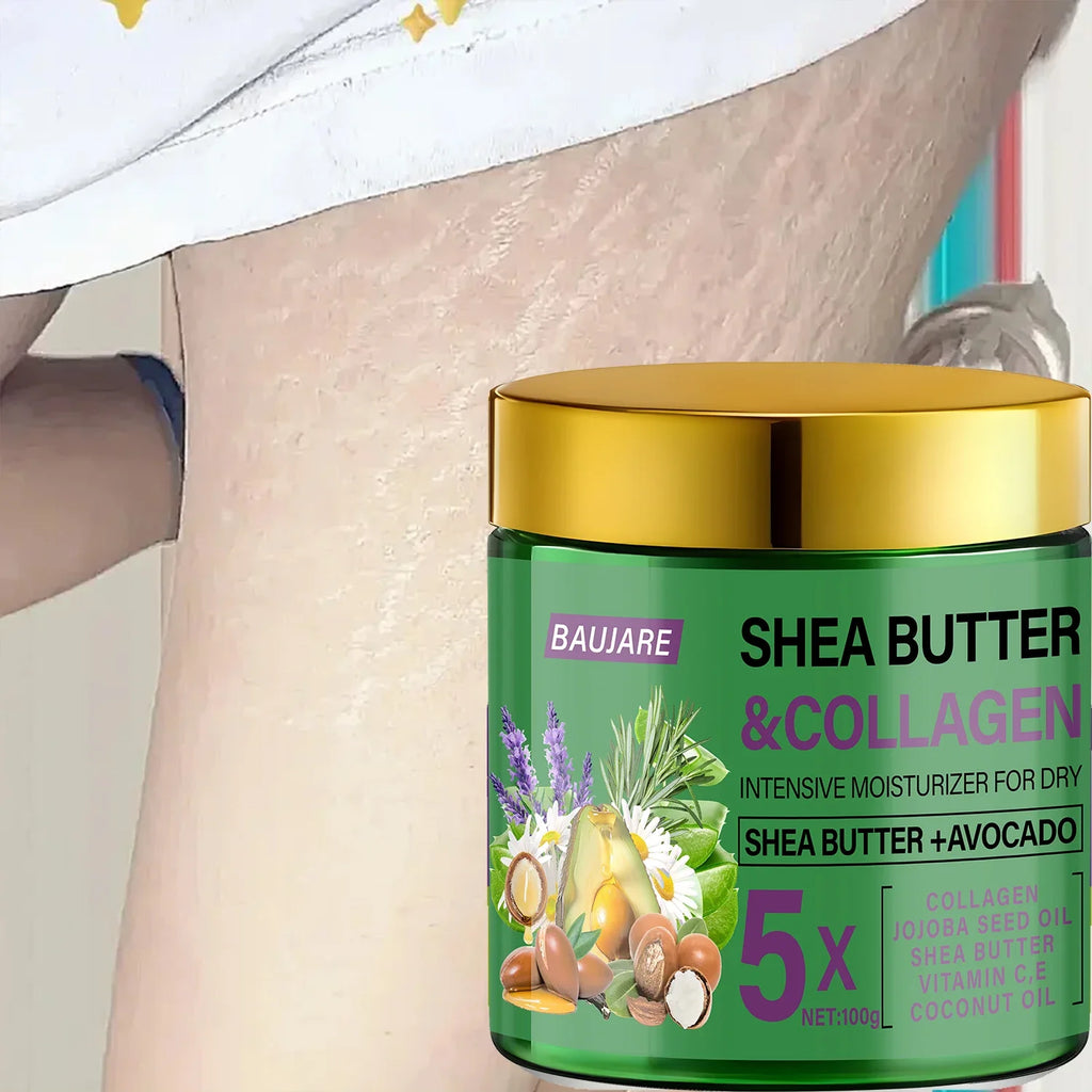 Shea Butter Collagen Face Cream – Intensive Moisturizer Face Moisturizer Cream Qme