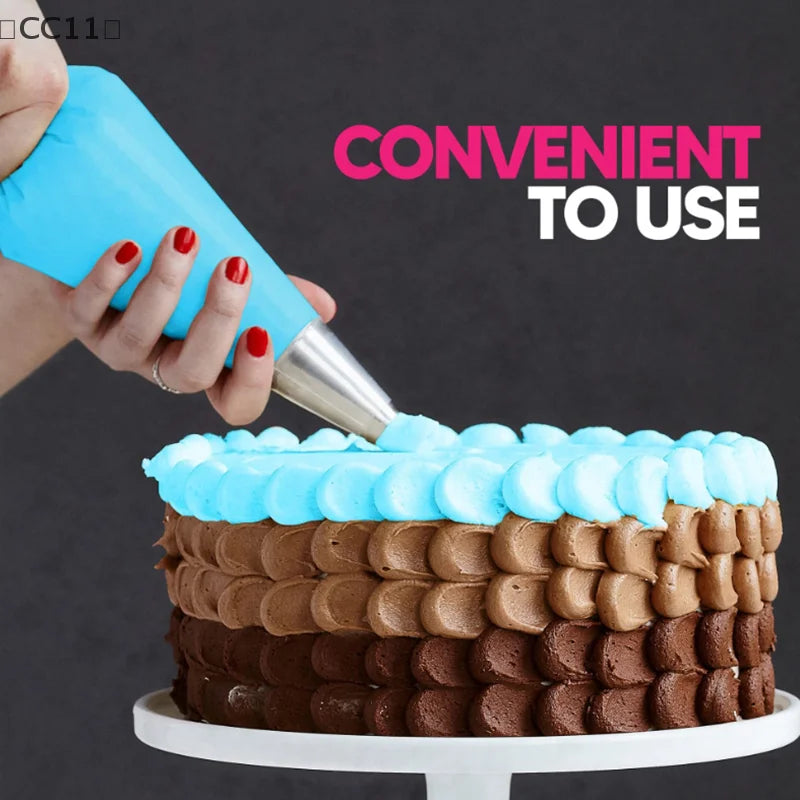 Stainless Steel Cake Piping Nozzle & Icing Decoration Tool Cake Piping Nozzle Qme