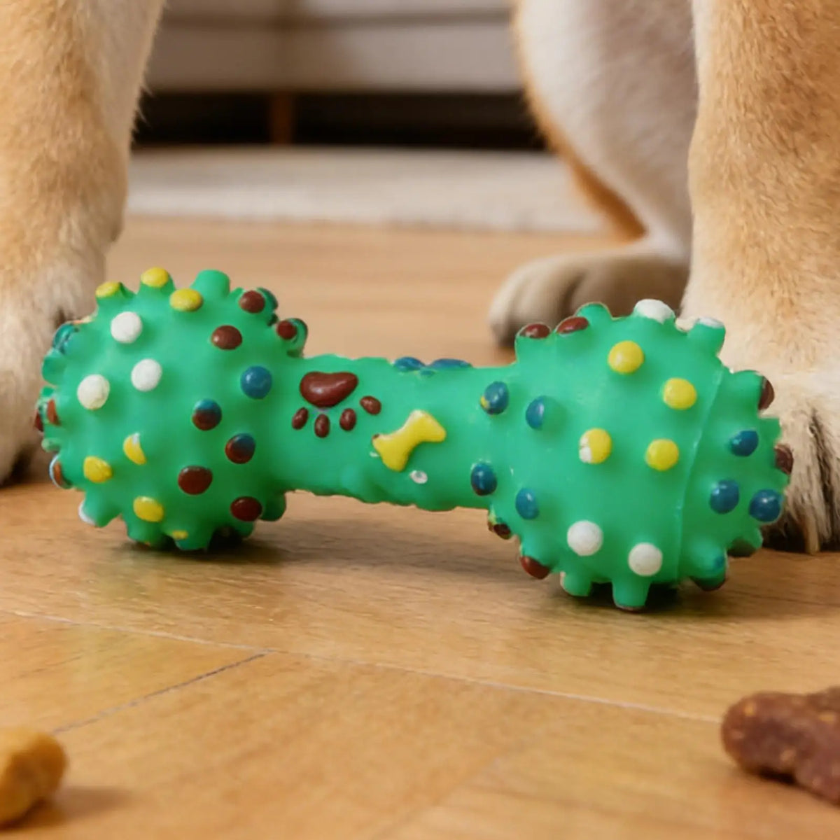 Interactive Dog Chew Toy – Squeaky Bite-Resistant Teeth Cleaner Dog Chew Toy Qst