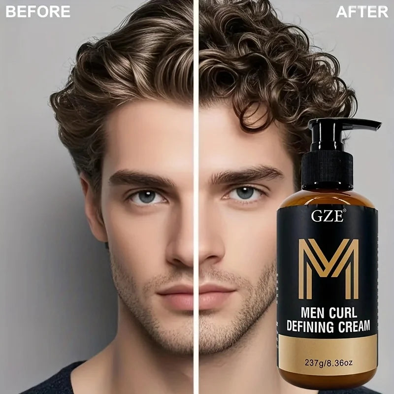 GZE Men Curl Defining Cream – Define & Hydrate Curls & Waves Curl Defining Cream Qme