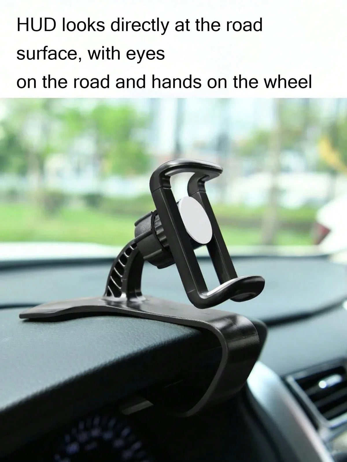 Clip-On Car Phone Holder | Dashboard Navigation Mount Car Phone Mount Qme