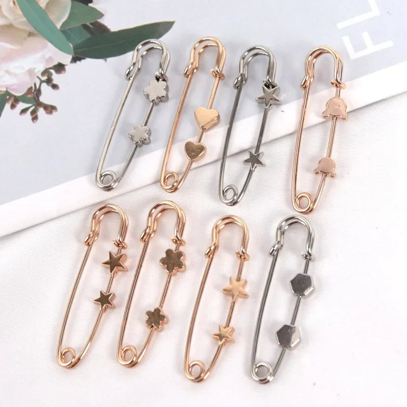 Women's Vintage Waist Brooch Pin Metal Buckle – 8 Colors Brooch Pin Buckle Qme