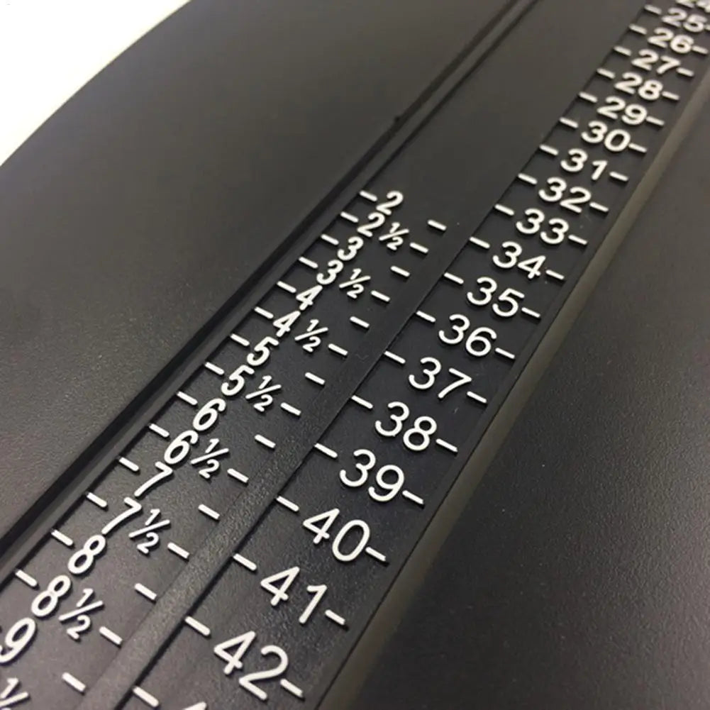 Adult Foot Measuring Ruler – UK & EU Shoe Size Tool Foot Measuring Ruler Qme