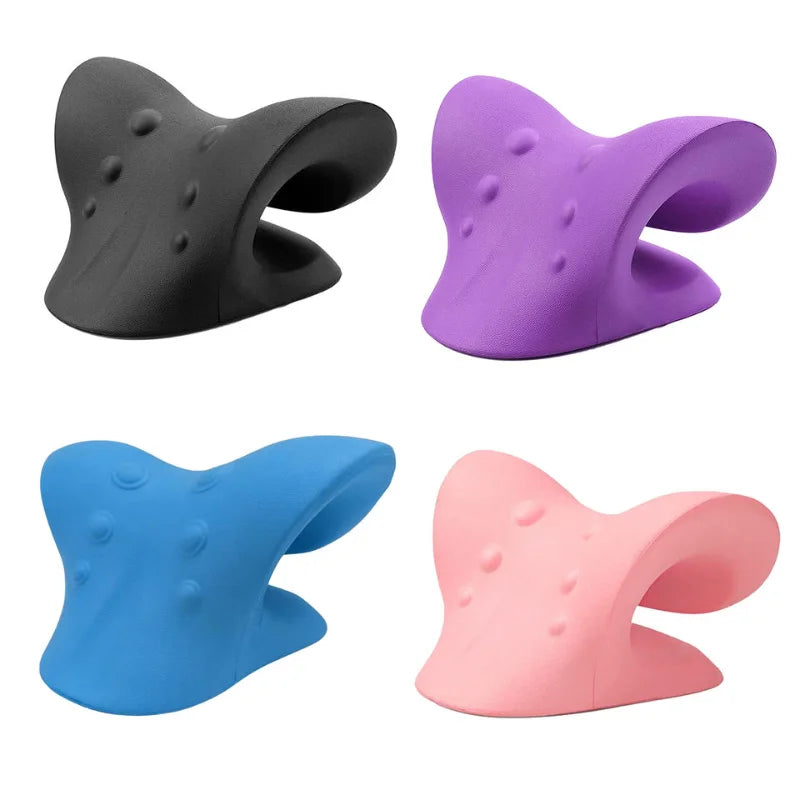 Neck Shoulder Relaxer – Ergonomic Cervical Stretch Massage Pillow Neck Massage Pillow Qst